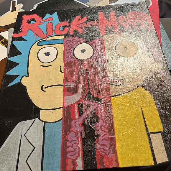 Rick and morty painting - Picture 3 of 5